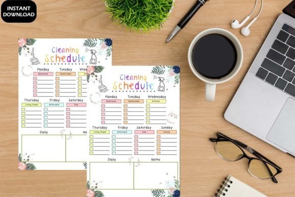 Download Printable Cleaning Schedule Template PDF - Schedule template Collection