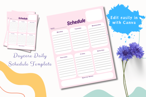 Download Editable Daily Schedule Template - Schedule template Collection