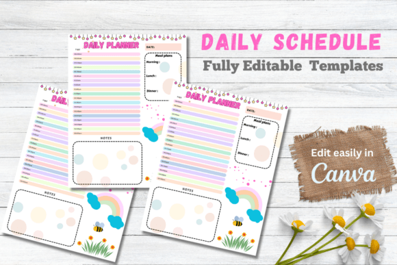 Download Editable Daily Schedule Template - Schedule template Collection