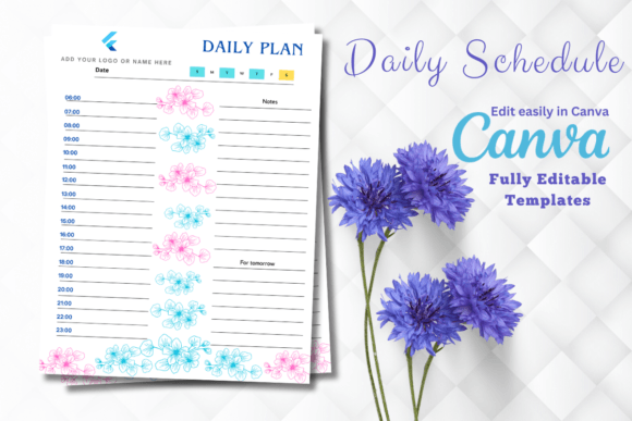 Download Editable Daily Schedule Template - Schedule template Collection