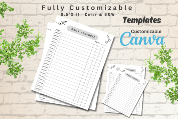 Download Editable Daily Schedule Template - Schedule template Collection