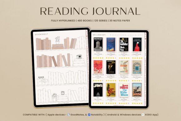 Download Book Reading Journal Goodnotes Planner - Goodnotes planner Collection