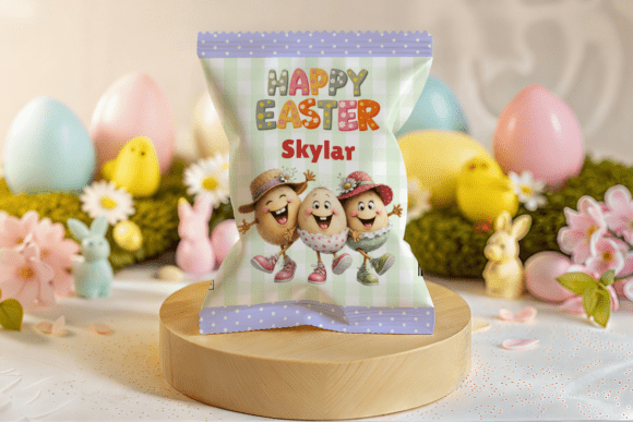 Download Easter Chip Bag Template Editable - Template editable Collection