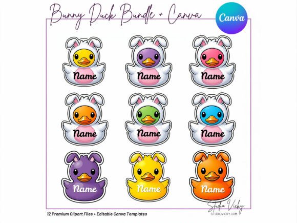 Download Easter Bunny Cruise Duck Canva Templates - Canva templates Collection